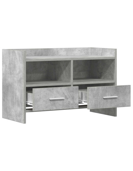 Mobile TV 71,5 x 33 x 47 cm Grigio Cemento Legno ingegnerizzato