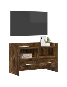Mobile TV 71,5 x 33 x 47 cm Rovere Fumo Legno ingegnerizzato 2