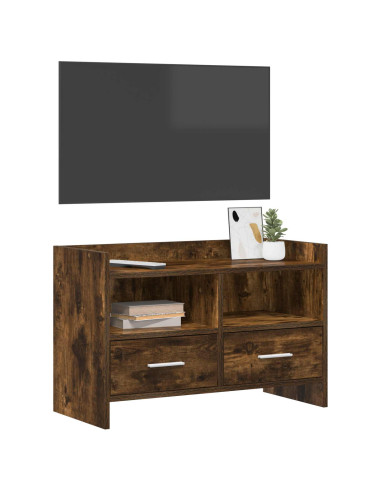 Mobile TV 71,5 x 33 x 47 cm Rovere Fumo Legno ingegnerizzato