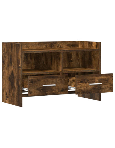 Mobile TV 71,5 x 33 x 47 cm Rovere Fumo Legno ingegnerizzato