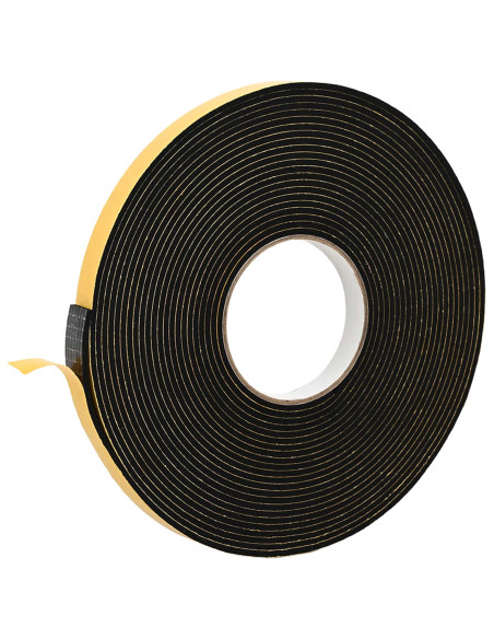 Nastro adesivo in schiuma 2 pcs Nero 15mm x 10m Schiuma CR