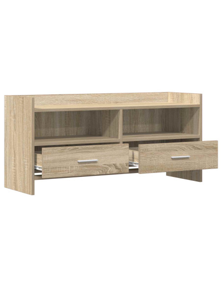 Mobile TV 100 x 33 x 47 cm Rovere Sonoma Legno ingegnerizzato