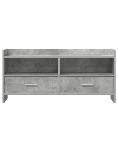 Mobile TV 100 x 33 x 47 cm Grigio Cemento Legno ingegnerizzato