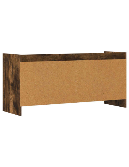 Mobile TV 100 x 33 x 47 cm Rovere Fumo Legno ingegnerizzato