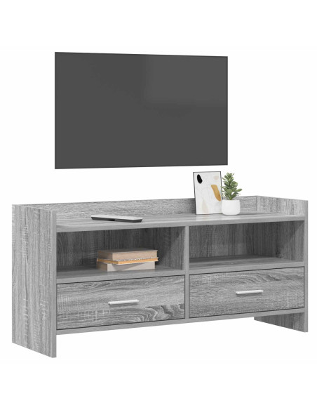 Mobile TV 100 x 33 x 47 cm Sonoma grigio Legno ingegnerizzato