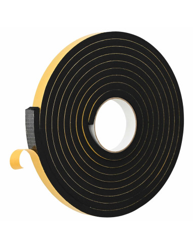 Nastro adesivo in schiuma 2 pcs Nero 15mm x 5m Schiuma CR
