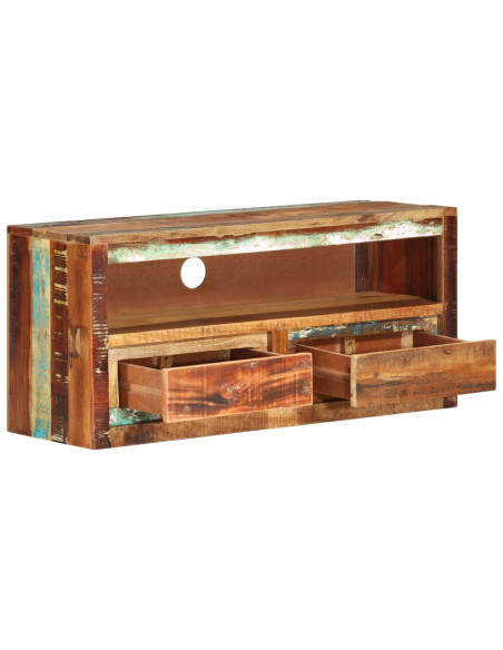 Mobili Porta TV 2pz 88x30x40 cm in Legno Massello di Recupero
