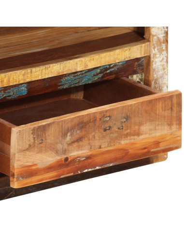 Mobili Porta TV 2pz 88x30x40 cm in Legno Massello di Recupero