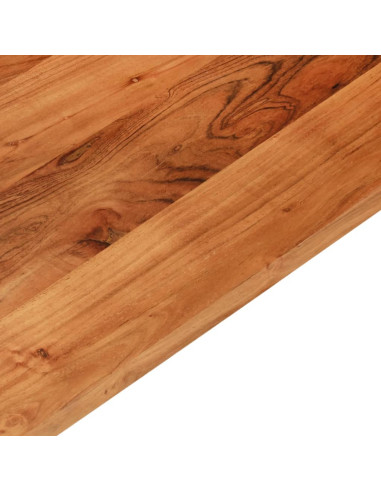 Piano per Tavolo 80x80x2,5 cm Quadrato Legno Massello di Acacia