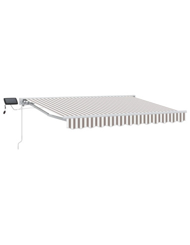 Cornice per Tenda Manuale con LED 3,5 x 2 m