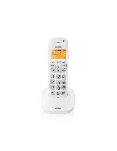 Telefono Cordless Brondi Bravo Bright Bianco