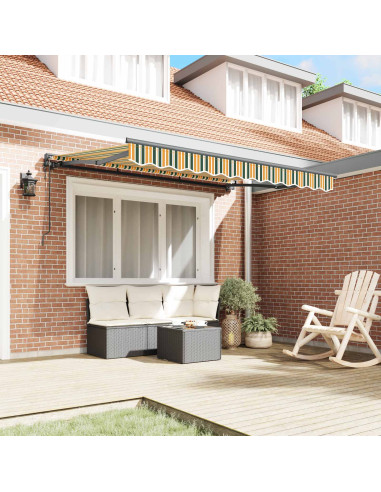 Tenda Retrattile Verde 250 x 200 cm Tessuto