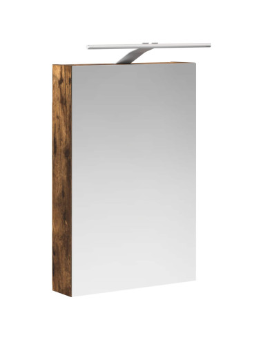 Set di Armadi da Bagno 5 pcs Rovere Fumo 40 x 10,5 x 60,5 cm