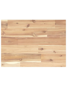 Ripiano a Parete 60x30x2 cm Legno Massello Acacia Non Trattato