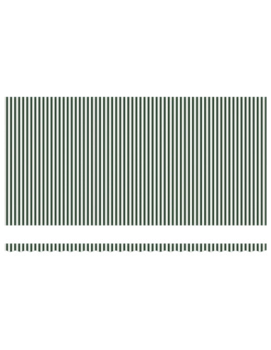 Tenda retrattile Verde e Bianco 600 × 350 cm