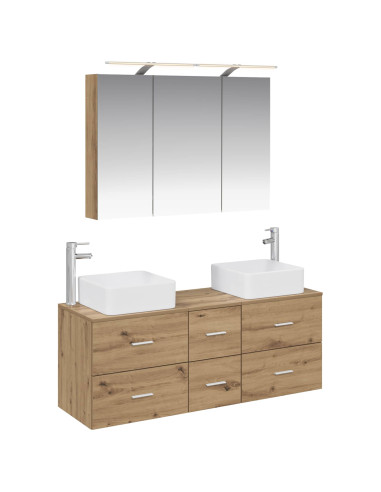 Set di mobili per il bagno 4 pcs Rovere Artigianale