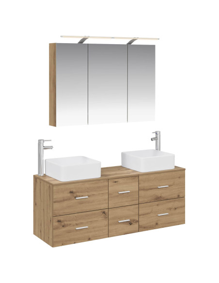 Set di mobili per il bagno 4 pcs Rovere Artigianale