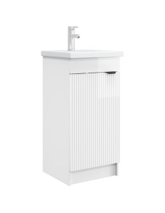 Mobile da bagno con lavabo Bianco Lucido 42 x 40 x 84,5 cm