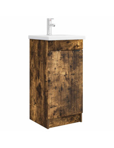 Mobile da bagno con lavabo Rovere Fumo 42 x 40 x 84,5 cm
