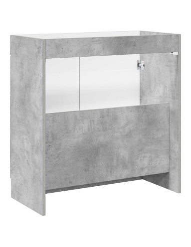 Mobiletto da bagno sotto il lavello Grigio Cemento