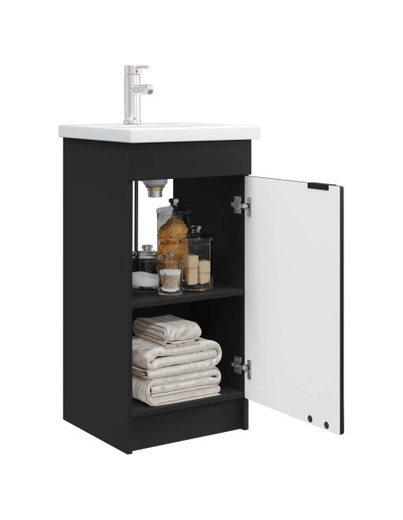 Mobile da bagno con lavabo Nero 42 x 40 x 84,5 cm