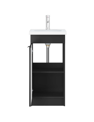 Mobile da bagno con lavabo Nero 42 x 40 x 84,5 cm