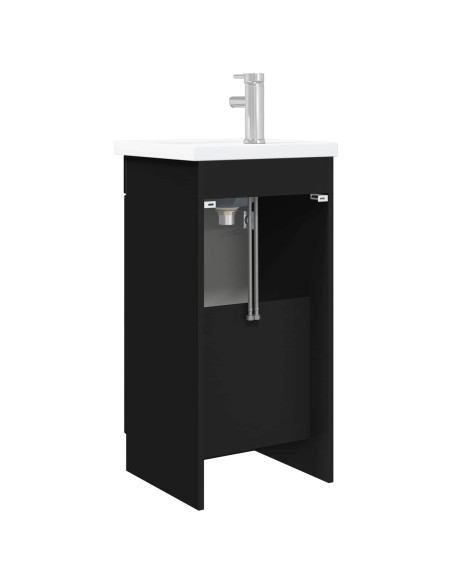 Mobile da bagno con lavabo Nero 42 x 40 x 84,5 cm
