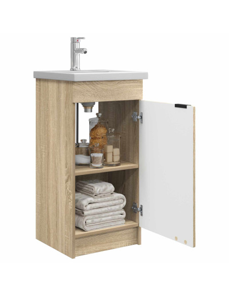 Mobile da bagno con lavabo Rovere Sonoma 42 x 40 x 84,5 cm