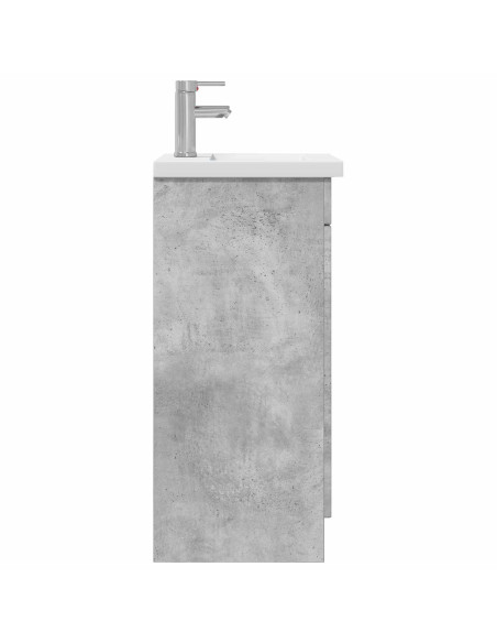 Mobile da bagno con lavabo Grigio Cemento 42 x 40 x 84,5 cm