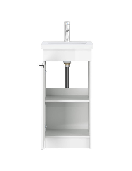 Mobile da bagno con lavabo Bianco Lucido 42 x 40 x 84,5 cm