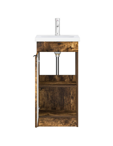 Mobile da bagno con lavabo Rovere Fumo 42 x 40 x 84,5 cm