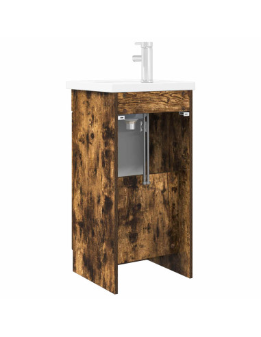 Mobile da bagno con lavabo Rovere Fumo 42 x 40 x 84,5 cm