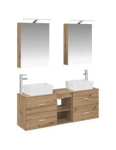 Set di mobili per il bagno 5 pcs Rovere Artigianale