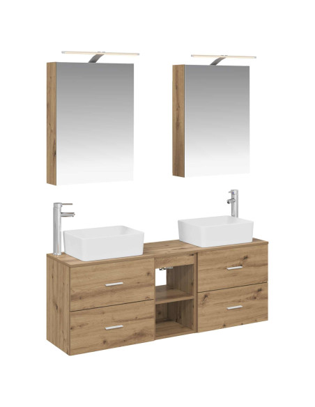 Set di mobili per il bagno 5 pcs Rovere Artigianale