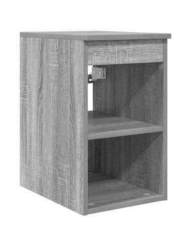 Set di mobili per il bagno 5 pcs Sonoma grigio