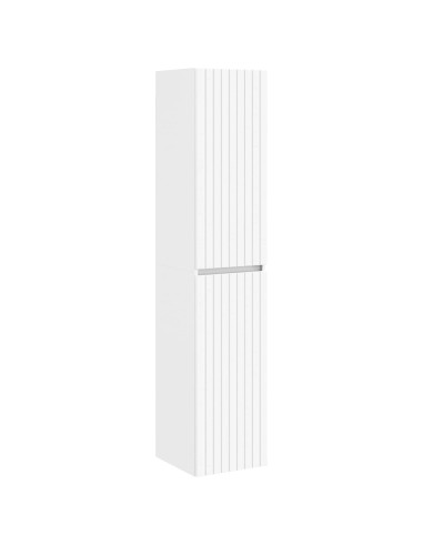 Mobiletto da Bagno a Muro Bianco 33 x 34,5 x 160 cm