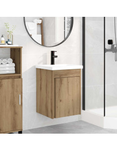 Mobile bagno con rubinetto Rovere Artigianale 42 x 40 x 74,5 cm