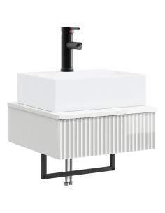 Lavabo da Parete Bianco Lucido 40 x 41 x 39 cm