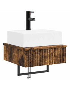 Lavabo da Parete Rovere Fumo 40 x 41 x 39 cm