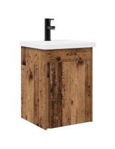 Mobile bagno con rubinetto Legno antico 42 x 40 x 74,5 cm 2