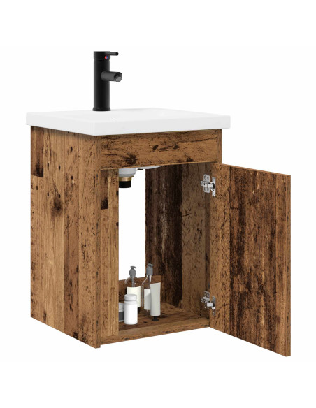 Mobile bagno con rubinetto Legno antico 42 x 40 x 74,5 cm