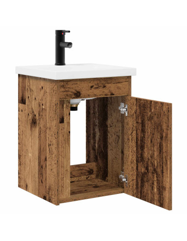 Mobile bagno con rubinetto Legno antico 42 x 40 x 74,5 cm