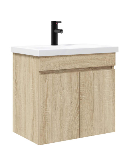 Mobile bagno con rubinetto Rovere Sonoma 61 x 40 x 74,5 cm