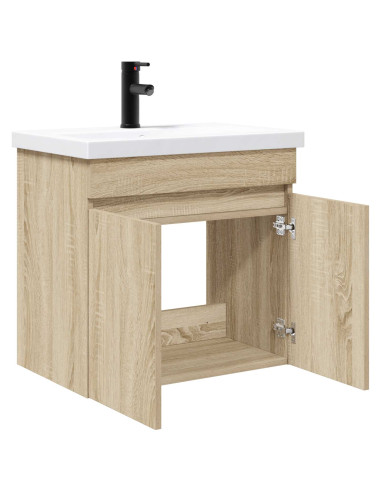 Mobile bagno con rubinetto Rovere Sonoma 61 x 40 x 74,5 cm