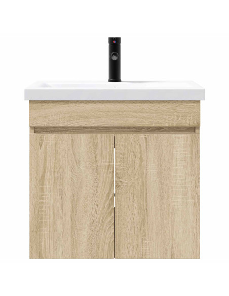 Mobile bagno con rubinetto Rovere Sonoma 61 x 40 x 74,5 cm