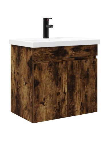 Mobile bagno con rubinetto Rovere Fumo 61 x 40 x 74,5 cm