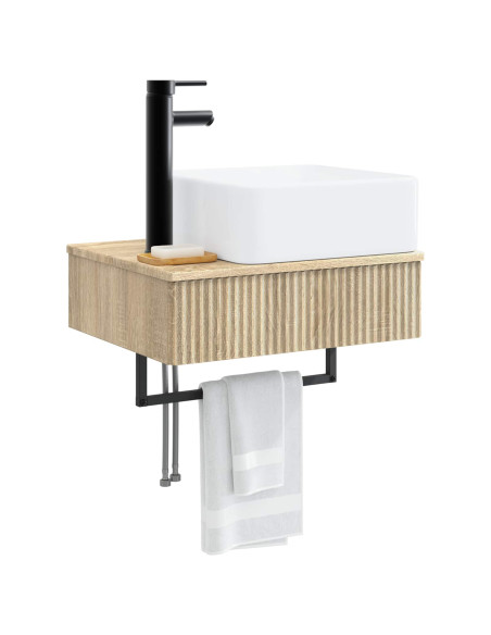 Lavabo da Parete Rovere Sonoma 53 x 35 x 39 cm