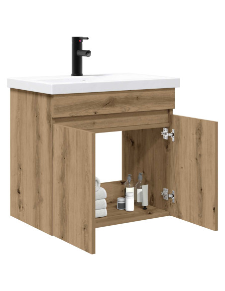 Mobile bagno con rubinetto Rovere Artigianale 61 x 40 x 74,5 cm