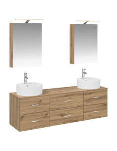 Set di mobili per il bagno 5 pcs Rovere Artigianale