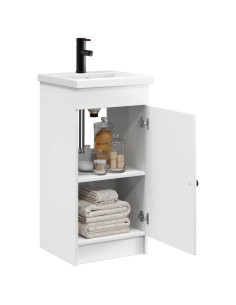 Mobile da bagno con lavabo Bianco 42 x 40 x 84,5 cm 2
